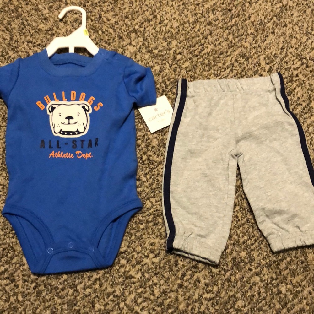 Two piece set for a boy